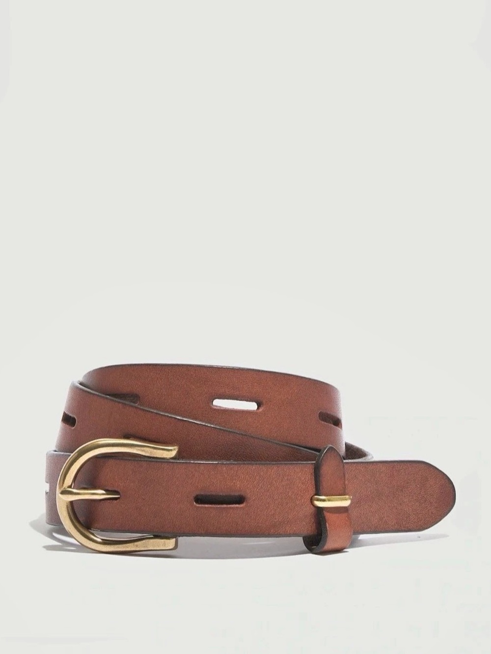Madewell Backcountry Belt in Brown English Saddle, Medium